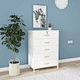 white sideboard with drawers